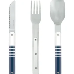 Ustensiles Pour Le Pique-Nique|Boîtes Repas Et Accessoires<AKINOD Couverts droits aimantés 12h34 Marinière bleue,