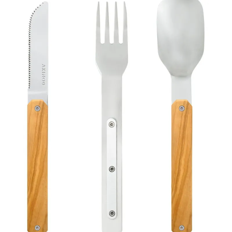 Ustensiles Pour Le Pique-Nique|Boîtes Repas Et Accessoires<AKINOD Couverts droits aimantés 12h34 Olivier,