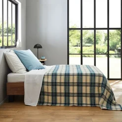 Plaids Et Couvre-Lits<Toison d'Or Couverture Taupe Avoriaz,