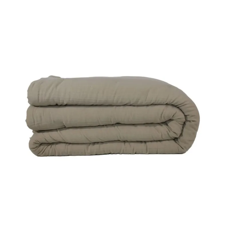 Plaids Et Couvre-Lits<Sud Etoffe Couvre-lit Romane Natural,