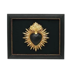 Décorations Murales<EMDE Décoration murale Ex-voto noir 13,5 x 16,5 cm, Emdé