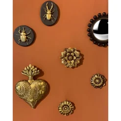 Décorations Murales<EMDE Décoration murale fleur dorée 13,5 cm, Emdé