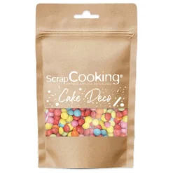 Les Cupcakes<ScrapCooking Décors Sucrés Dragées Choco Multicolores 75g,