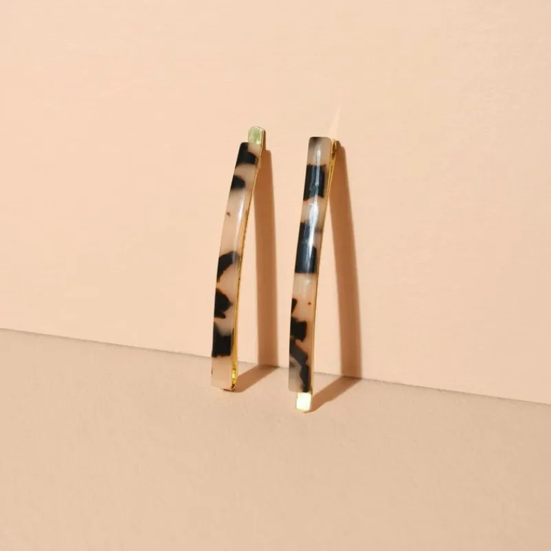 Les Accessoires<Bachca Deux Epingles à cheveux Ecaille,