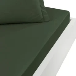 Draps Plats Et Draps Housse<SENSEI Drap Housse Soft Percale Eucalyptus,