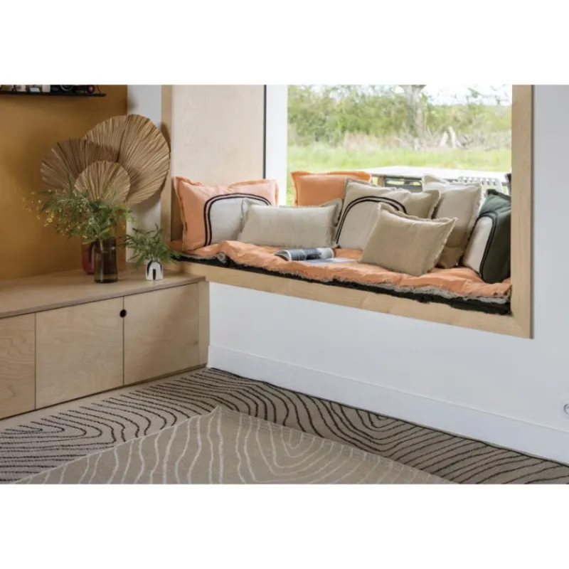 Plaids Et Couvre-Lits<VIVARAISE Édredon uni Laly lin 85 x 200,