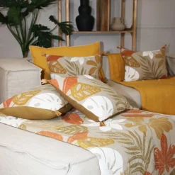 Plaids Et Couvre-Lits<Sud Etoffe Edredon 75 x 200 cm Ombrage Gold,