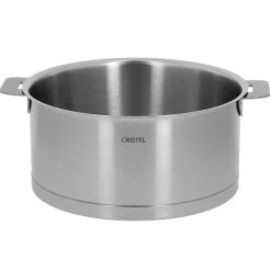 Amovible<CRISTEL Faitout 24cm inox strate amovible,