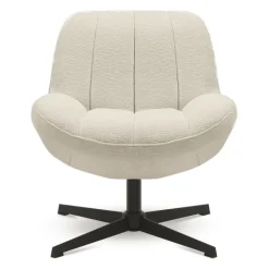 Fauteuils Et Chauffeuses<Opjet Fauteuil pivotant Pauline Écru,