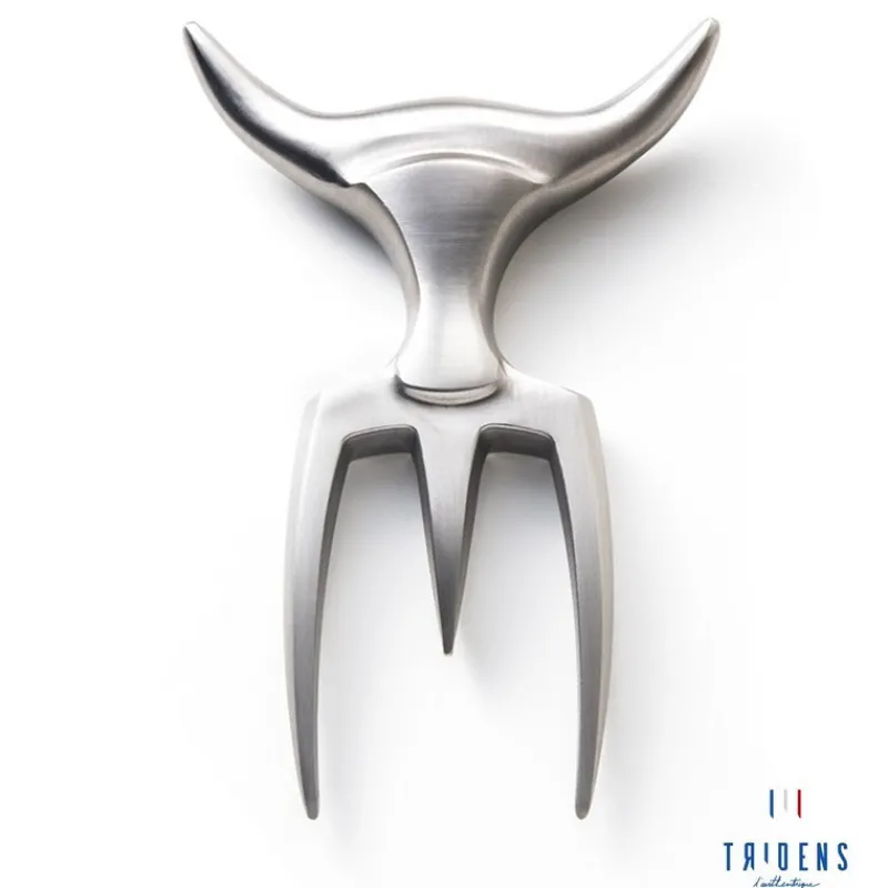 Couteaux Professionnels<Tridens Fourchette à découper avec socle en inox,