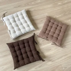 Galettes De Chaise<Opjet Galette de chaise carrée velours côtelé,