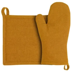 Gants Et Maniques<Winkler Gant et Manique recyclés Jona ambre,