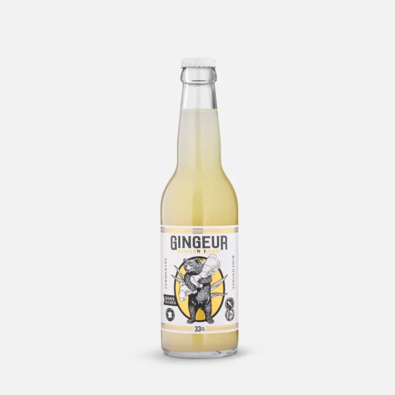 Les Autres Boissons<Gingeur Ginger Beer Sans Sucres Bio 33cl,