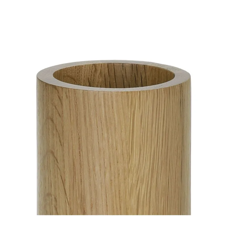 Coin Lavabo<Andrea House Gobelet de salle de bain en bois de Chêne,