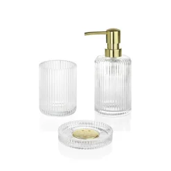 Coin Lavabo<Andrea House Gobelet de salle de bain en Verre,