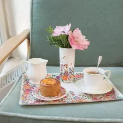 Les Plateaux<GIEN FRANCE Grand plateau acrylique Poésie, Faïencerie de Gien