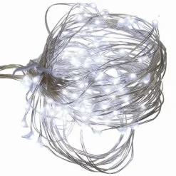 Objets Insolites<Blachère illumination Guirlande électrique micro LED Blanc pur,