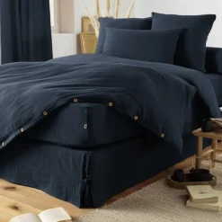 Housses De Couette, Parures<L'effet papillon Housse de couette Gaze de coton Gaïa Minuit,