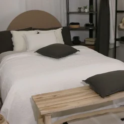 Plaids Et Couvre-Lits<Sud Etoffe Jeté de Lit Alassio Blanc,