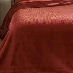 Plaids Et Couvre-Lits<Linder Jeté de lit Gaufré Terre Cuite,
