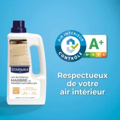 Cuisine|Sols<STARWAX Lait de brillance  pour Marbre et Pierres naturelles,