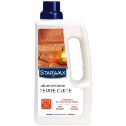 Sols<STARWAX Lait de brillance pour Terres cuites et Tomettes,