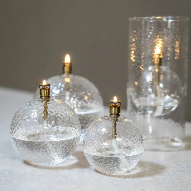 Bougies Décoratives<Peri Living Lampe à huile Laiton Martelé,