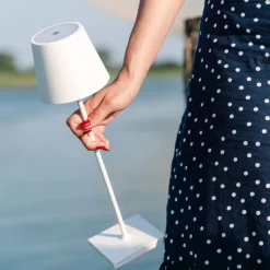 Lampes Et Suspensions<Zafferano Lampe de table Poldina Blanc,