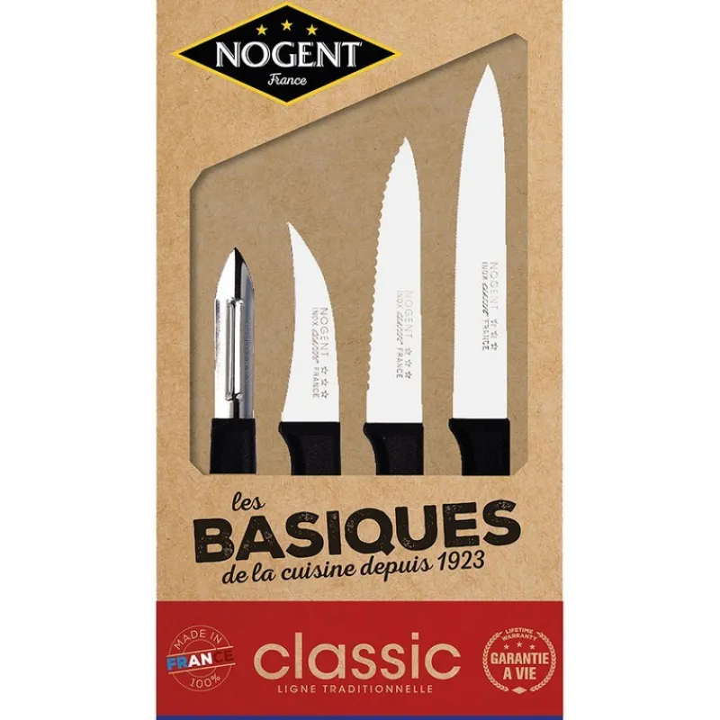 Éplucheurs|Couteaux Professionnels<NOGENT Les basiques coffret Classic polypro, ***
