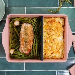 Marmites Et Plats À Four<COOKUT L'Incroyable Plat au Four ajustable Rose Guimauve,