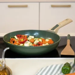 Poêles Anti-Adhérentes<COOKUT L'Incroyable Poêle amovible Vert Fougère,