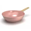 Woks|Sauteuses Anti-Adhérentes<COOKUT L'Incroyable Wok Rose Guimauve,