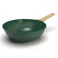 Woks|Sauteuses Anti-Adhérentes<COOKUT L'Incroyable Wok Vert Fougère,