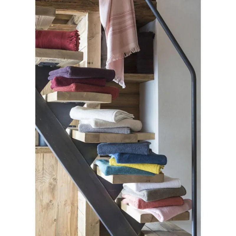 Serviettes|Draps De Douche<VIVARAISE Linge de toilette Bora Neige,