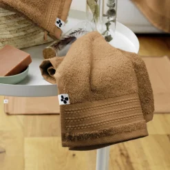 Serviettes|Draps De Douche<L'effet papillon Linge de toilette Garance Camel,