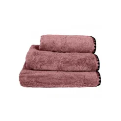 Serviettes<HAOMY TEXTILE Linge de toilette Issey Bois de rose, Haomy