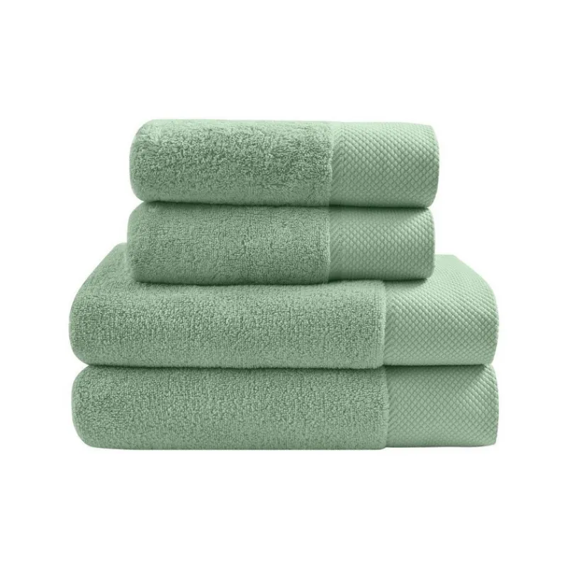 Serviettes|Draps De Douche<SENSEI Linge de toilette Sauge Sensoft,