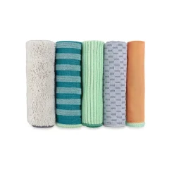 Brosserie<Full Circle Home Lot 5 chiffons essentiels en microfibre recyclée, full circle®