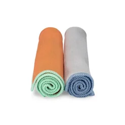 Brosserie<Full Circle Home Lot 2 chiffons pour verre en microfibre recyclée, full circle®