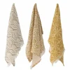Torchons<Bloomingville Lot de 3 torchons Bejan Marron,