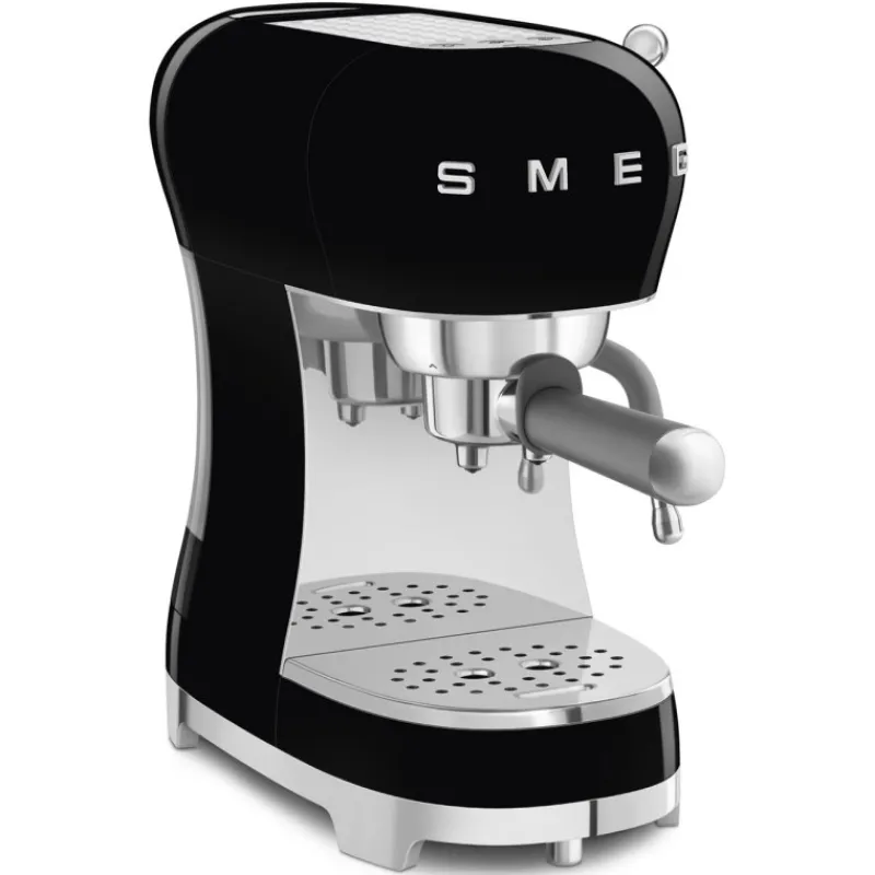 Cafetières Expresso<SMEG Machine à café Expresso Années 50 Noir,