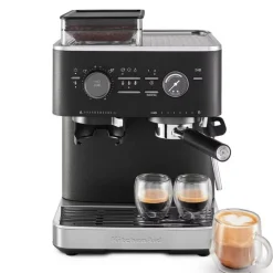 Machines À Café Professionnelles, Robots<KITCHENAID Machine à expresso semi-automatique Truffe Noire,