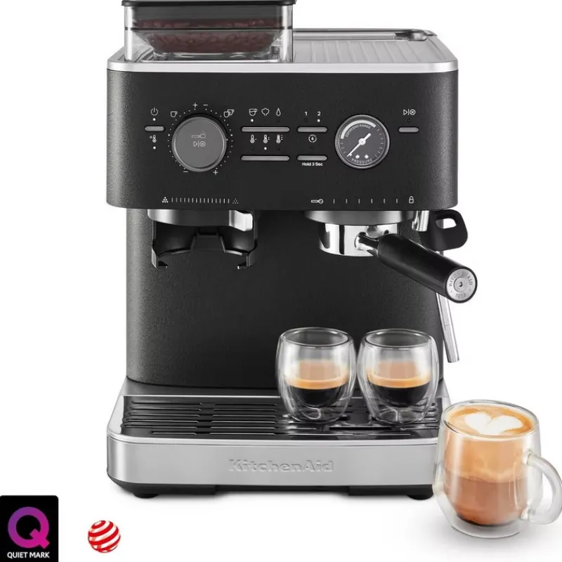 Machines À Café Professionnelles, Robots<KITCHENAID Machine à expresso semi-automatique Truffe Noire,