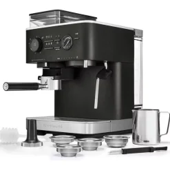 Machines À Café Professionnelles, Robots<KITCHENAID Machine à expresso semi-automatique Truffe Noire,