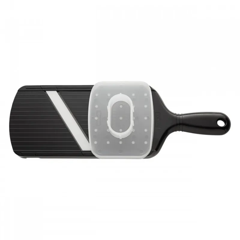 Mandolines<KYOCERA Mandoline noire réglable lame céramique,