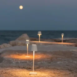 Lampes Et Suspensions<Zafferano Micro lampe de table Poldina Blanc,