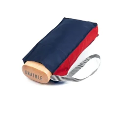 Les Accessoires<Anatole Micro-parapluie Bicolore Bleu Nuit Rouge Emile,