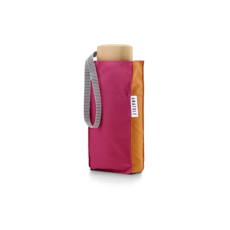 Les Accessoires<Anatole Micro-parapluie bicolore Rose & Orange Joséphine,