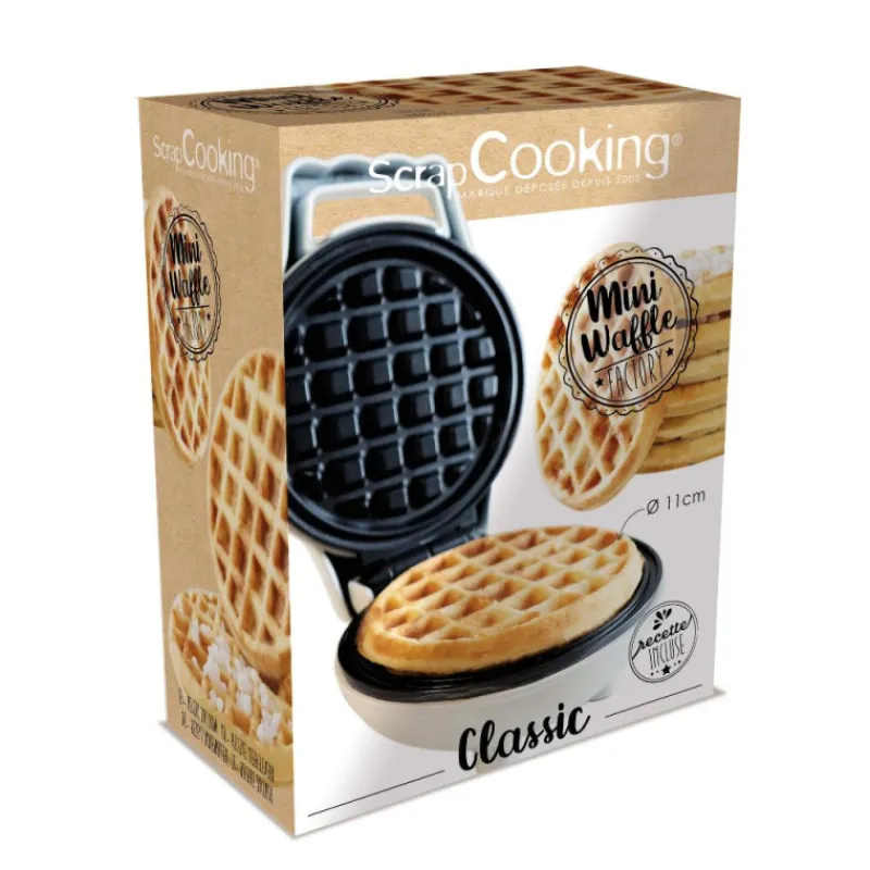 Gaufres Et Croque-Monsieurs<ScrapCooking Mini gaufrier pour gaufres Liégeoises,