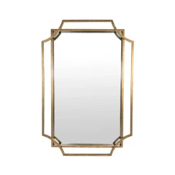 Miroirs Et Trumeaux<EMDE Miroir Art Déco métal doré 60 x 90 cm, Emdé